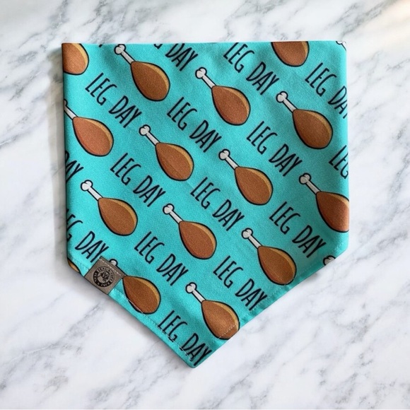 DOG Bandana - Leg Day - Size L Large - Picture 1 of 1